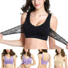 Wireless Front Cross Buckle Lace Lift Bra